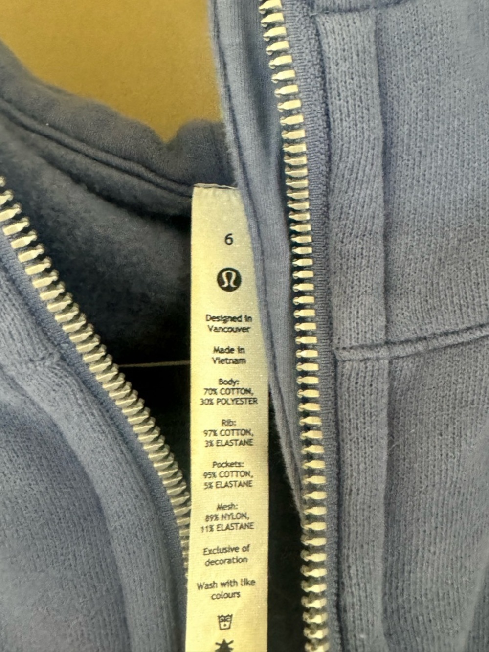 Lululemon purple Scuba Hoodie *Plush zip-up - Picture 3 of 3